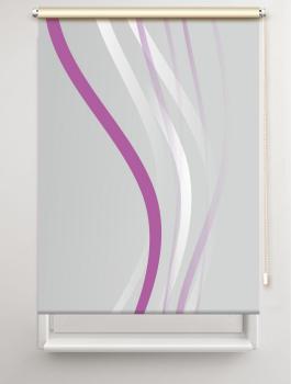 Rollo Vertic Grey Brombeere , Rollo, Motivrollo, Rollo mit Druck, Fotorollo, bedrucktes Rollo, Fensterrollo,verdunkelndes Rollo, Sonnenschutz Rollo